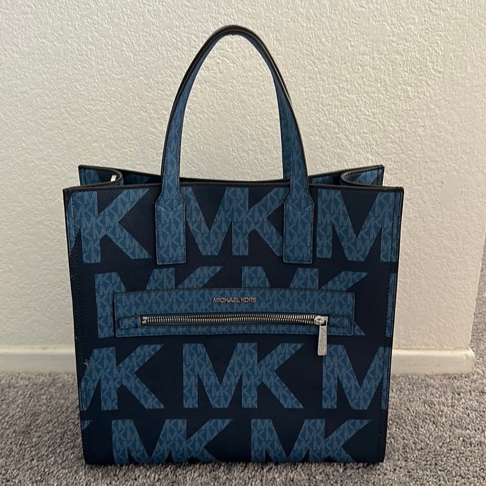 Blue Michael Kors bag